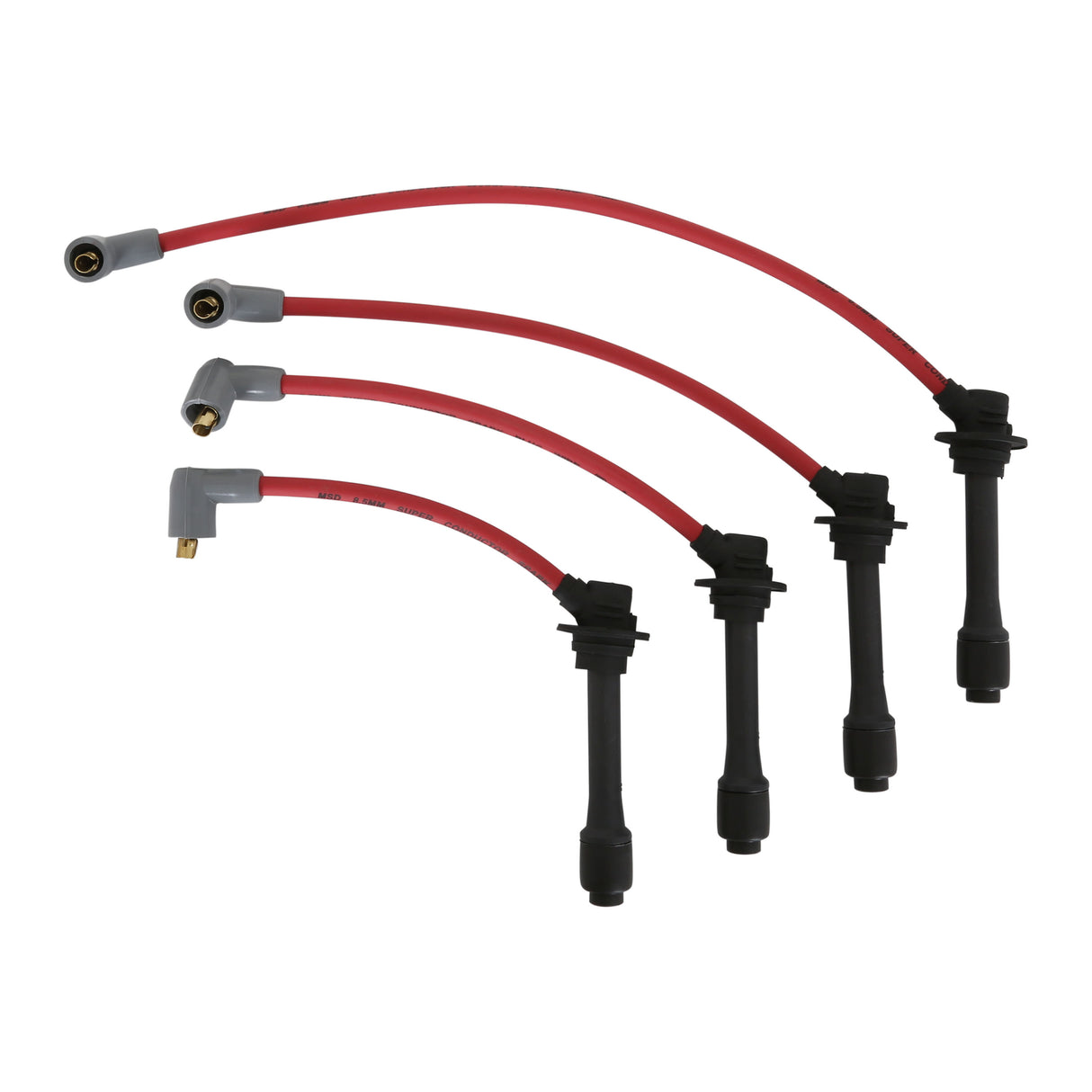 MSD Wire Set, SC Red, '90-'00 Mazda Miata, 1.6L/1.8L 4 Cyl. - 32599