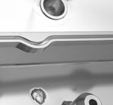 Holley 890014 Sniper Valve Cover - Fabricated Aluminum - GM LS Engines - Natural Anodized