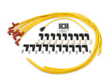 ACCEL Spark Plug Wire Set - 8mm - Yellow with Orange 90 Deg Boots - 4041