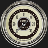 Classic Instruments Nostalgia VT 2 5/8" Boost/Vac Gauge - NT341SLC