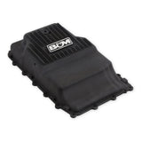 B&M Hi-Tek Heavy-Duty Deep Transmission Pan - Ford 10R80 - Aluminum - Black - 71400
