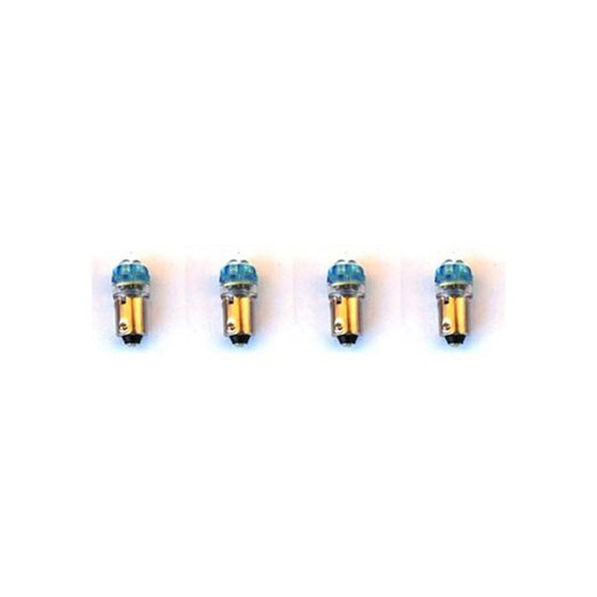 Scott Drake Instrument Panel LED Replacement Bulbs, Blue 1895, Set of 4 - SD-1895-BL