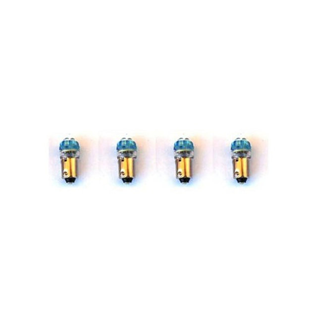 Scott Drake Instrument Panel LED Replacement Bulbs, Blue 1895, Set of 4 - SD-1895-BL