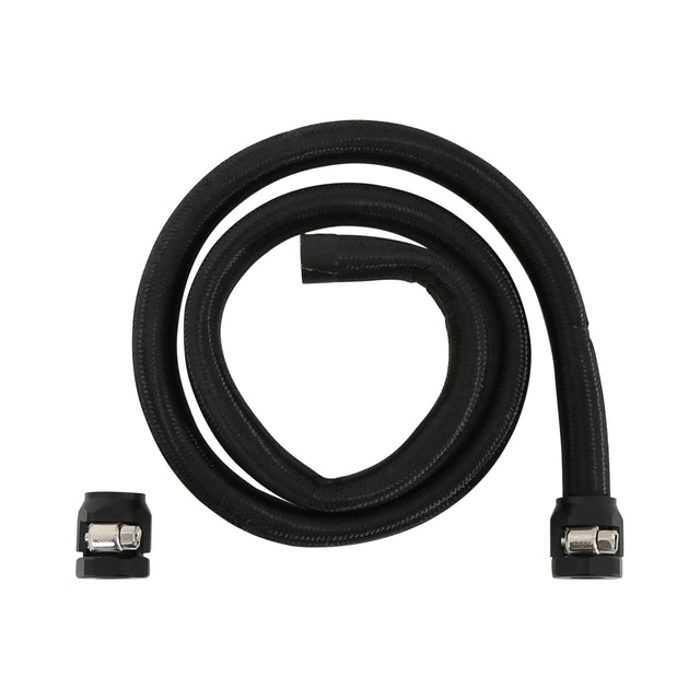 Mr Gasket BLACK BRAID FUEL LINE KIT 3' - 1526B