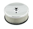Mr Gasket Air Filter Assembly - Chrome - 6-1/2 Inch x 2-7/16 Inch - 4346
