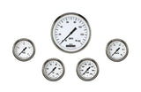 Classic Instruments White Hot Five Gauge Set 354 - WH354SLF