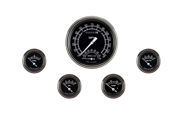 Classic Instruments Traditional Series Five Gauge Set - TR65SLF
