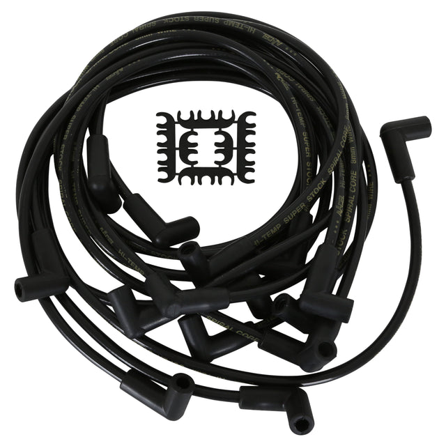 ACCEL Spark Plug Wires - 8mm SUPER STOCK SPIRAL CUST BK - 5050K