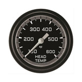 Classic Instruments Autocross Gray 2 5/8" Cylinder Head Temp. Gauge - AX397GBLF