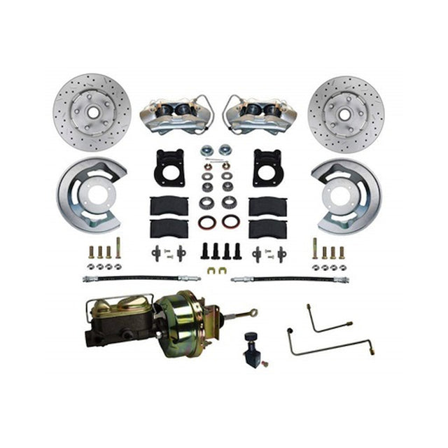 Scott Drake 1964-66 Mustang Power Disc BrakeConversion W/Automatic Trans - DBC-A120-P-RDS