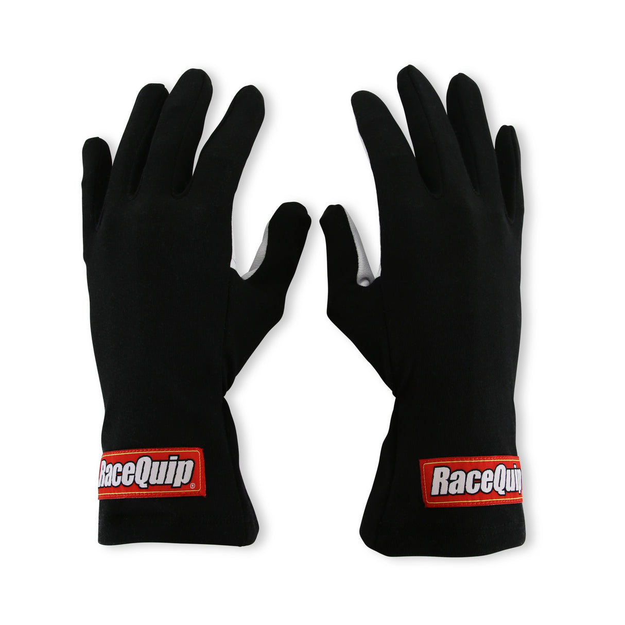 Racequip Non-SFI Black w/White Palm Nomex Race Gloves - Large - 350005RQP