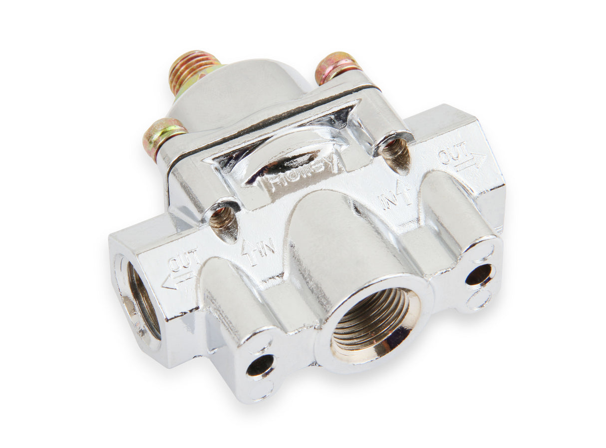 Holley 12-804 Chrome Carbureted Fuel Pressure Regulator