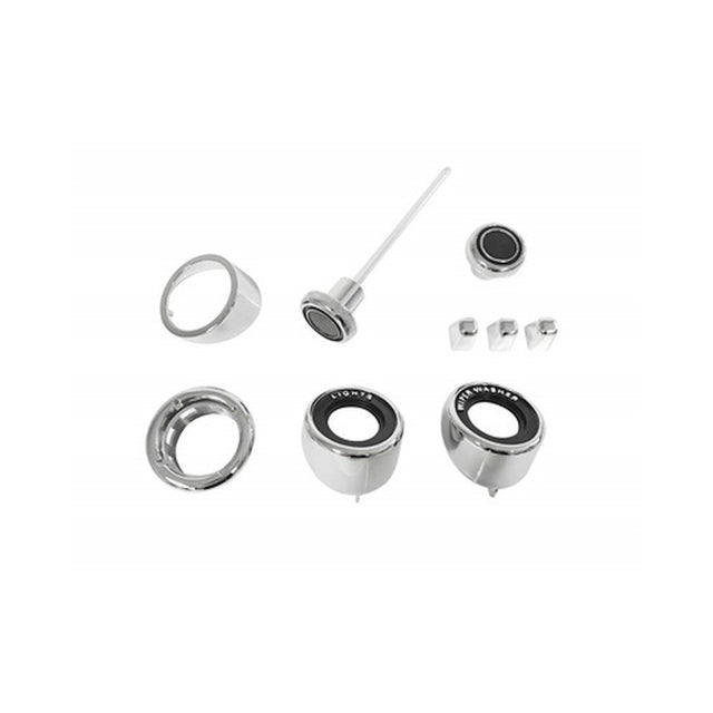 Scott Drake Dash Bezel and Knob Kit - C9ZZ-10852-DLXK