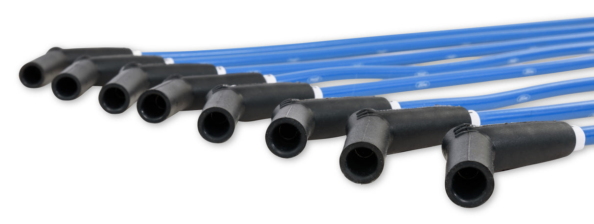 Scott Drake Spark Plug Wires 8mm with Ford Logo - C5OZ-12259-BL8