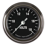 Classic Instruments Hot Rod 2-1/8" Volt Gauge - HR130SLF