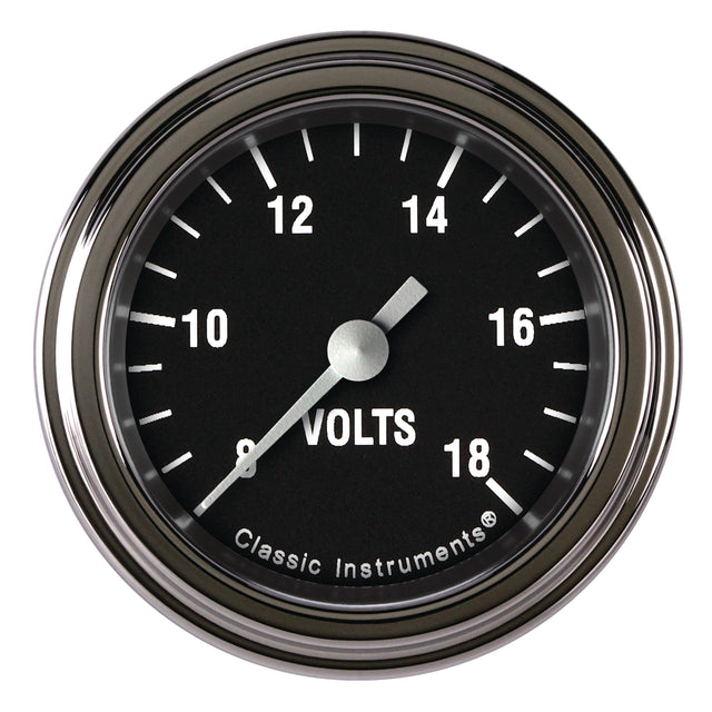 Classic Instruments Hot Rod 2-1/8" Volt Gauge - HR130SLF
