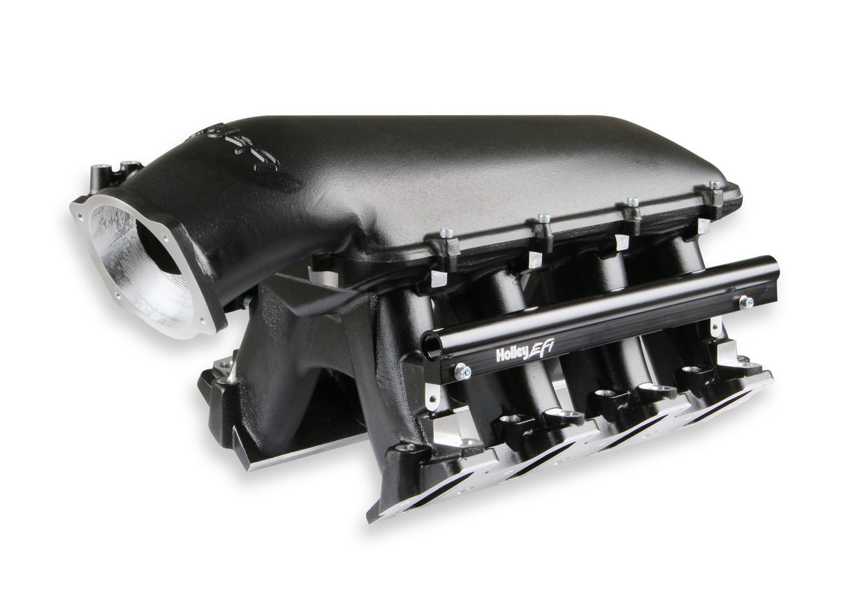 Holley 300-122BK LS Hi-Ram EFI Manifold - Black GM LS1/LS2/LS6