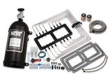 NOS Supercharger Wet Nitrous System, Black Plate & Plumbing, Black 10 lb Bottle - 02520BNOS