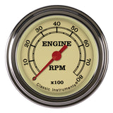 Classic Instruments Vintage 2-1/8" Tachometer Gauge - VT183SLF
