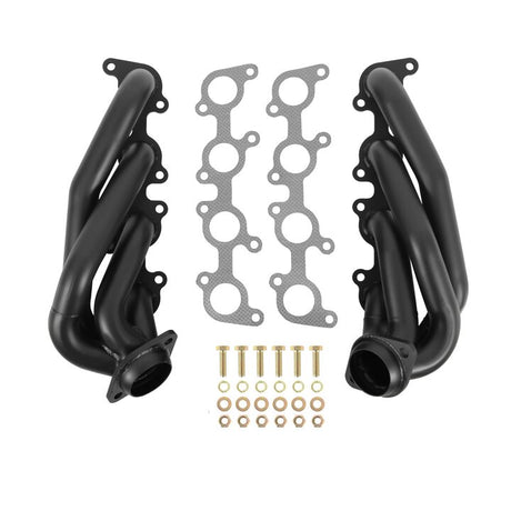 Flowtech Shorty Headers - Black Painted - 91674FLT