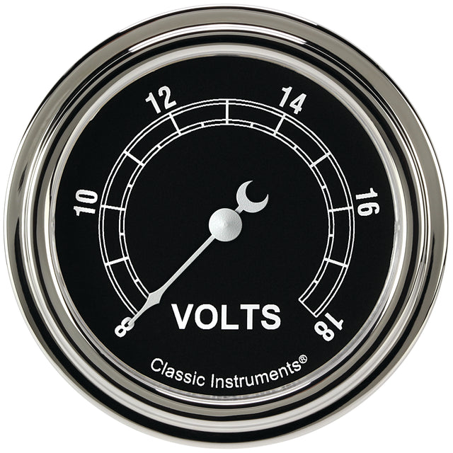 Classic Instruments Traditional 2-5/8" Volt Gauge - TR330SLF