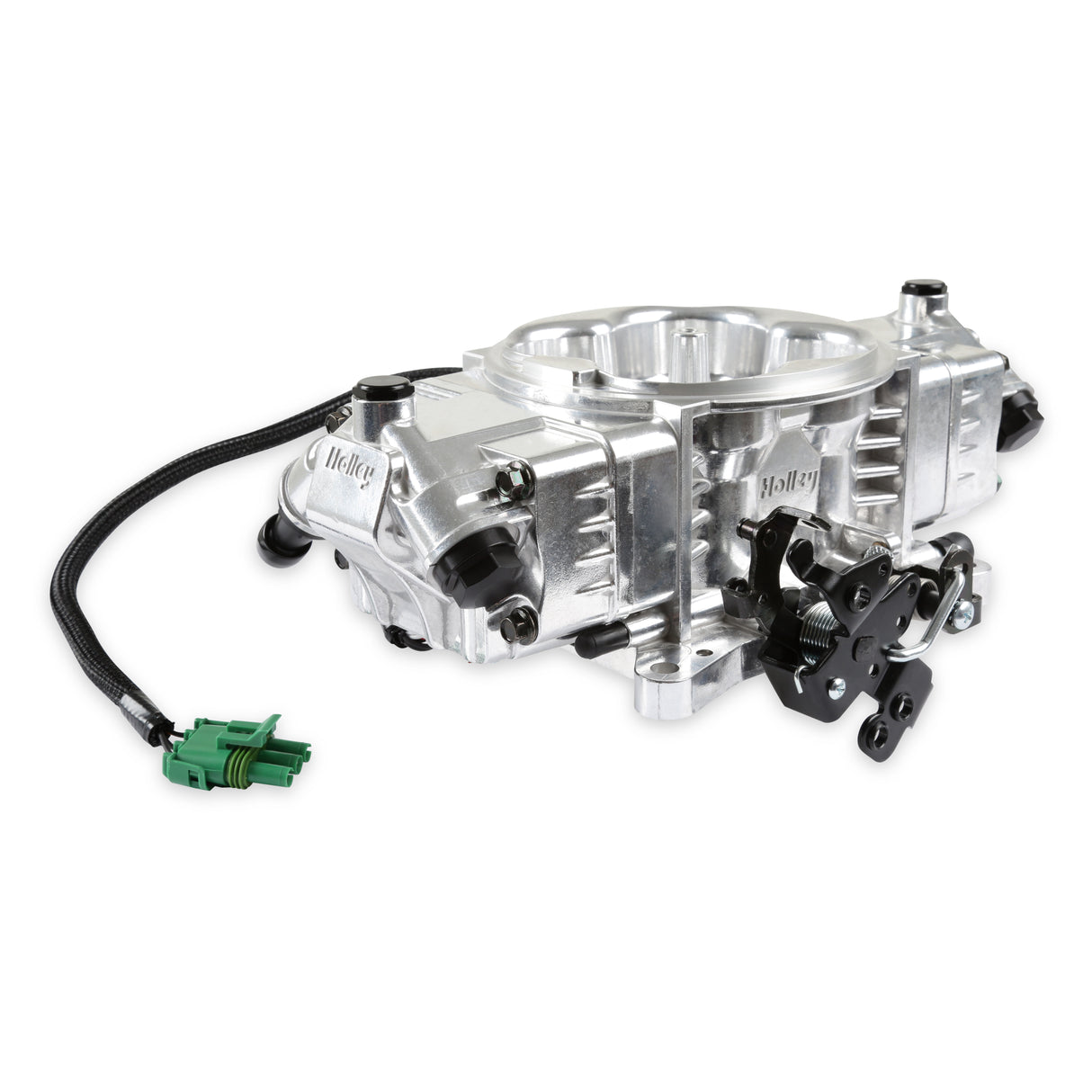 Holley 550-1074 EFI Terminator X Stealth 4150 2x4 - Shiny