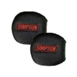 Simpson Racing YXZ Door Latch Pads Black/Red (pair) - 2021R