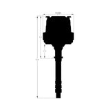 MSD Black Pro-Billet Chevy HEI Distributor - 83653