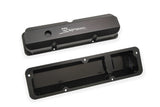 Holley 890001B Sniper Valve Cover - Fabricated Aluminum - Ford FE - Tall - Black Finish