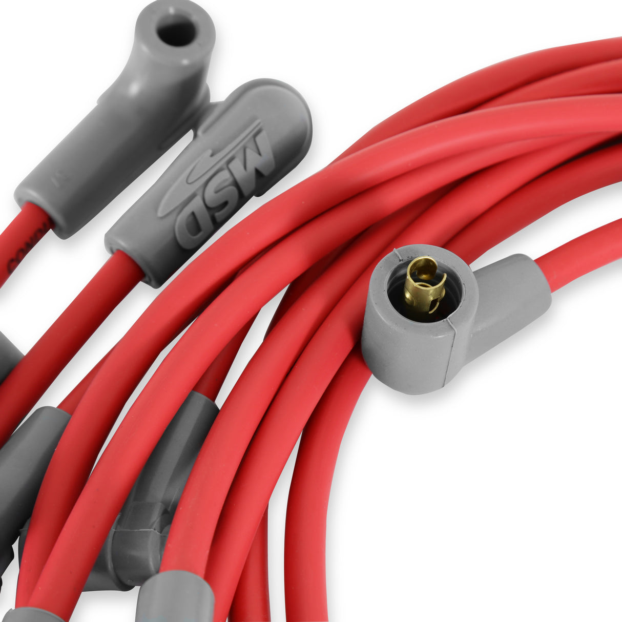 MSD Super Conductor Spark Plug Wire Set, Small Block Chevy w/HEI Cap - 35659