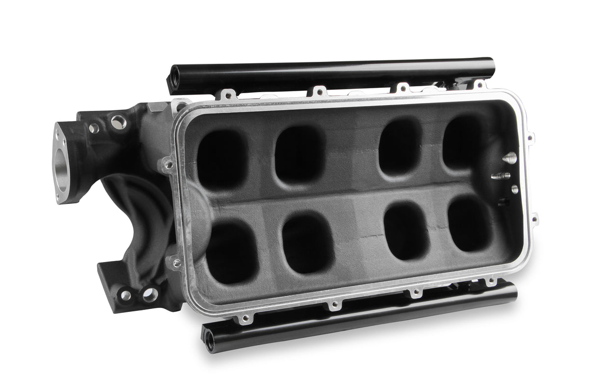 Holley 300-274BK 8.2" SBF Ford Hi-Ram EFI Manifold Base-Black