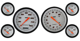 Classic Instruments Velocity White Six Gauge Set - VS51WBLF