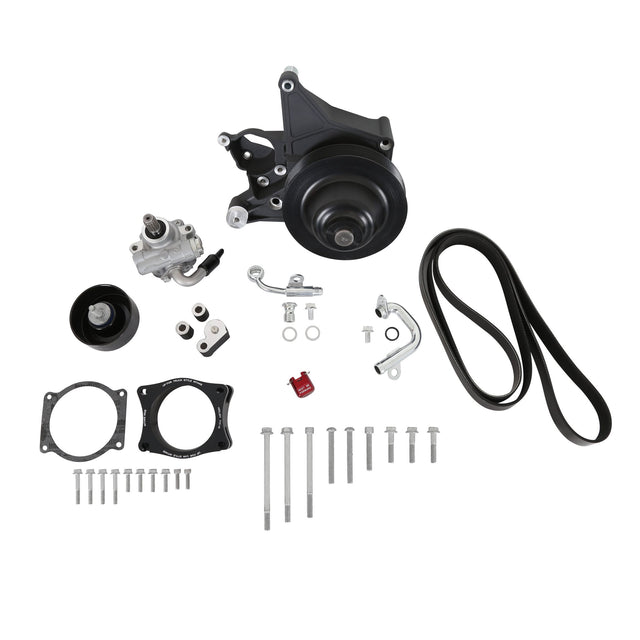 Holley 20-222BK Power Steering Add-on System for LT4 Wet Sump Engines
