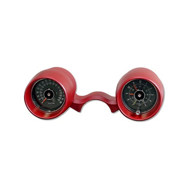 Scott Drake 66 Rally Pac V8 6000rpm, Dark Red - Call for availability. - C6ZZ-10B960CDR