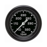 Classic Instruments Autocross Gray 2-5/8" Oil Temperature Gauge - AX328GBPF