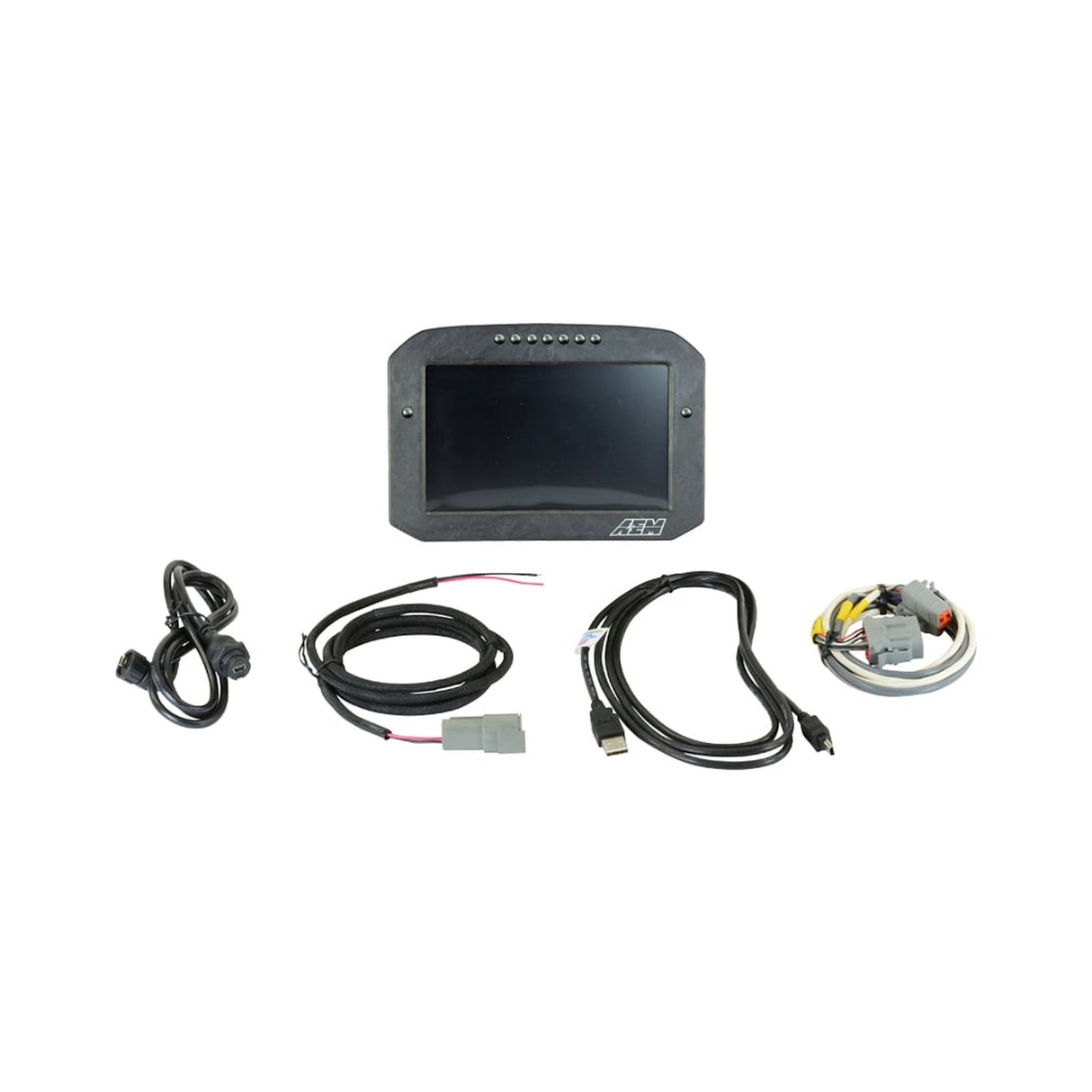 AEM CD-7FL Carbon Flat Panel Logging Display - 30-5701F