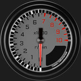 Classic Instruments AutoCross Gray 2 5/8" Tachometer - AX383GBLF