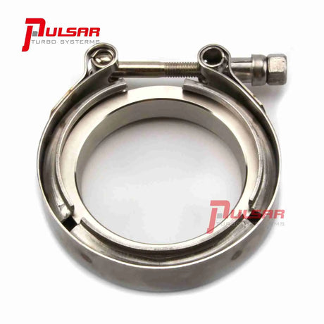 Pulsar 3” Stainless Steel V-Band Flange & Clamp Kit for Precision Turbo T4 T67 T72 T76 164376101