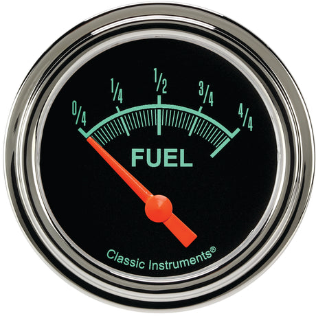 Classic Instruments G/Stock 2-5/8" Fuel Level Gauge - GS212SLF