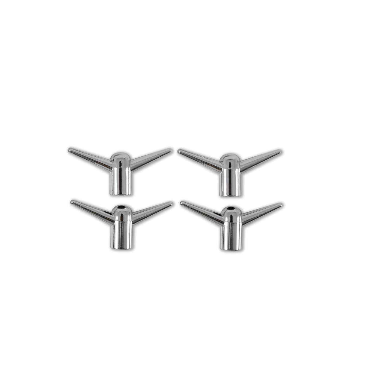 Mr Gasket Valve Cover Y Wing Bolts - Chrome Plated - 4 pack - 9824