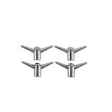 Mr Gasket Valve Cover Y Wing Bolts - Chrome Plated - 4 pack - 9824