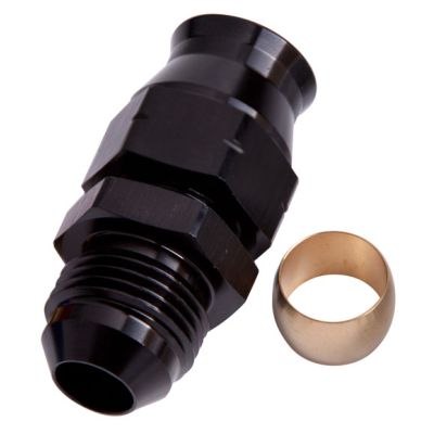 Aeroflow Tube to Male AN Adapter 5/16" to -6AN (AF108-05BLK)