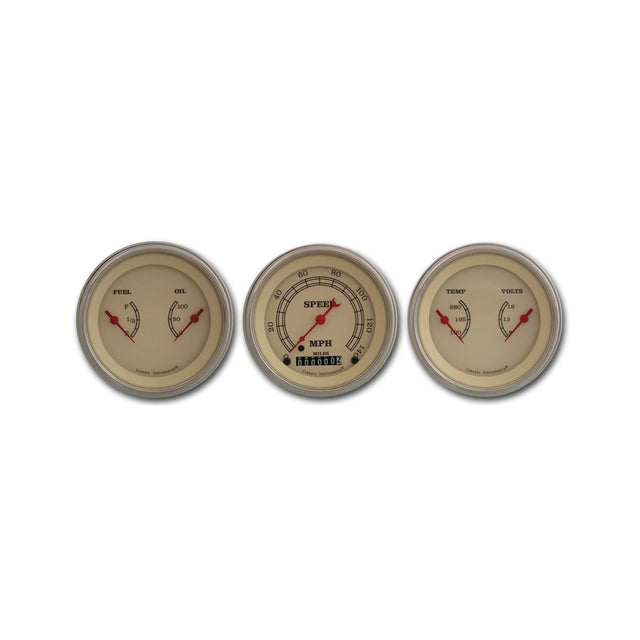 Classic Instruments Vintage Series Three Gauge Set - VT04SLF
