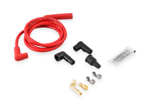 ACCEL Single Wire Replacement Kit - Staight and 90° Spark plug boots - Universal - Red - 170500R