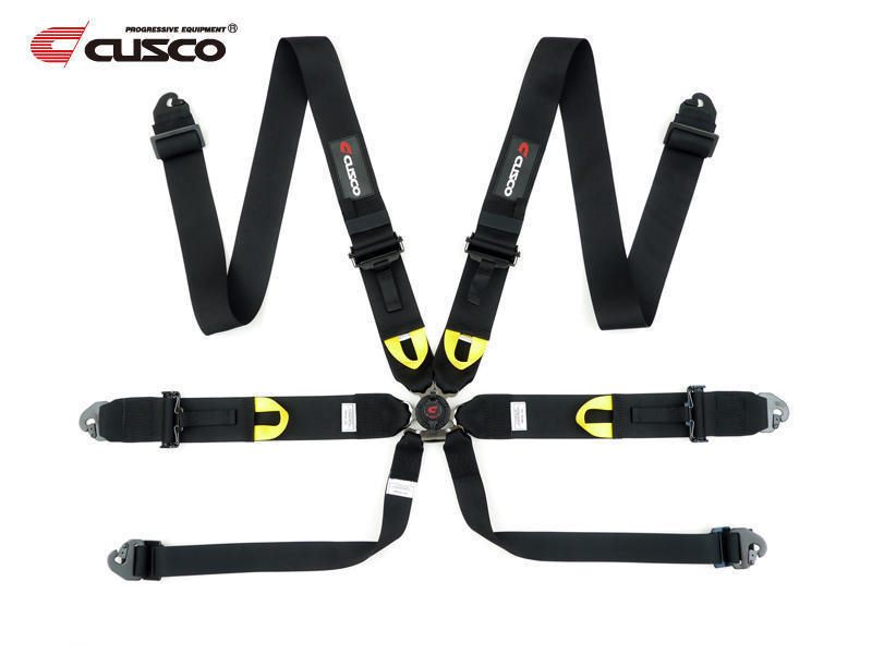 CUSCO FIA 6 Harness 3" Standard Black Universal Fit