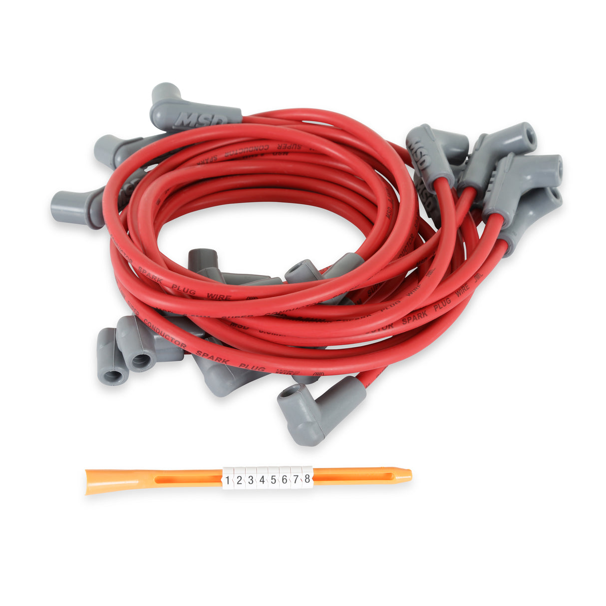 MSD Super Conductor Spark Plug Wire Set, Chevy Truck 305-350 '85-On - 31419