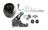 Holley 20-140P LS High-Mount A/C Accessory Drive Kit - Includes R4 A/C Compressor, Tensioner, & Pulleys-Polished