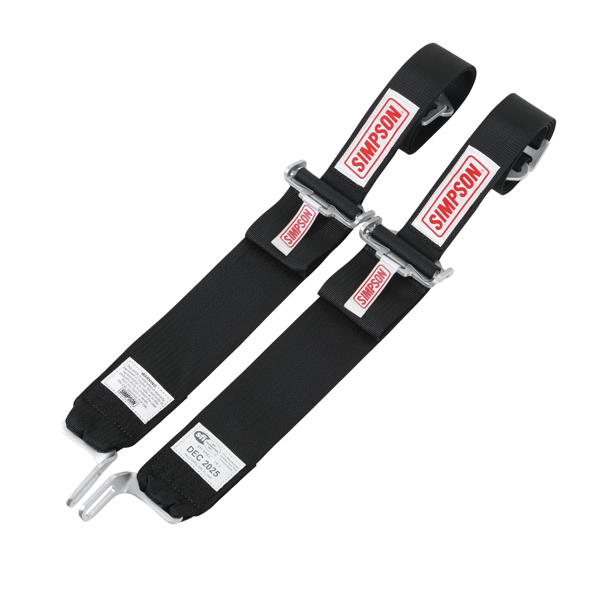 Simpson Racing STD. Latch & Link 5pt. Harness - 29075BKH
