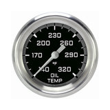 Classic Instruments Autocross Gray 2-5/8" Oil Temperature Gauge - AX328GAPF