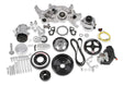Holley 20-200P Premium Mid-Mount Complete Accessory System - Gen V LT Engines - SFI Certified Damper - Polished